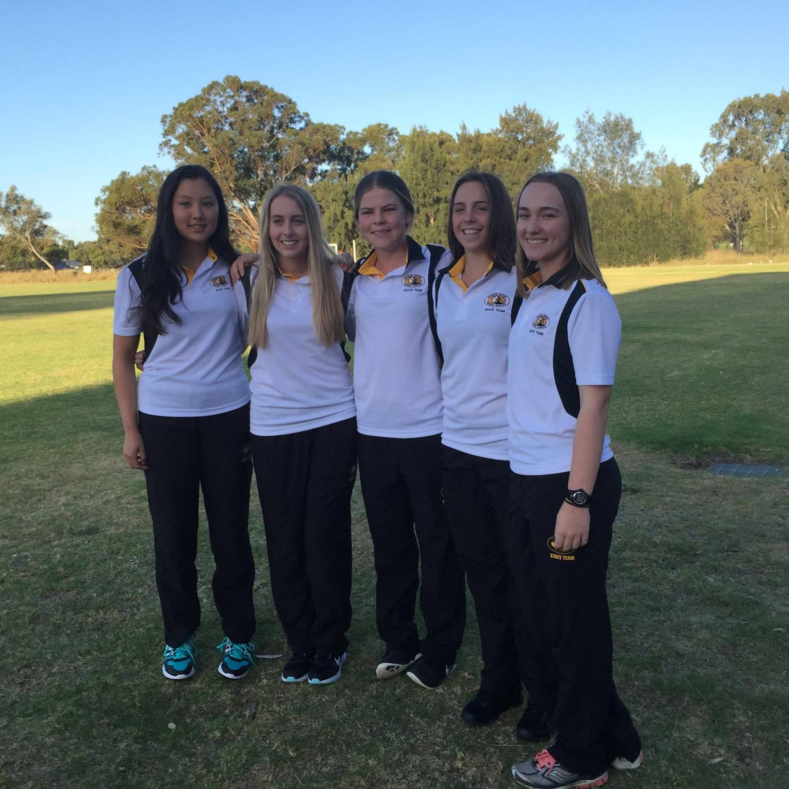 Left to right Amii Lamm:  Sami McLaurin: Sami Pooley: Sara Riou: Katelyn Berriman